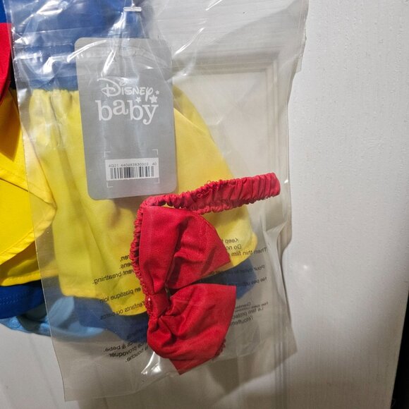 Disney Baby Snow White Costume 18-24 Months Dress Halloween Princess Store NEW - Picture 6 of 9